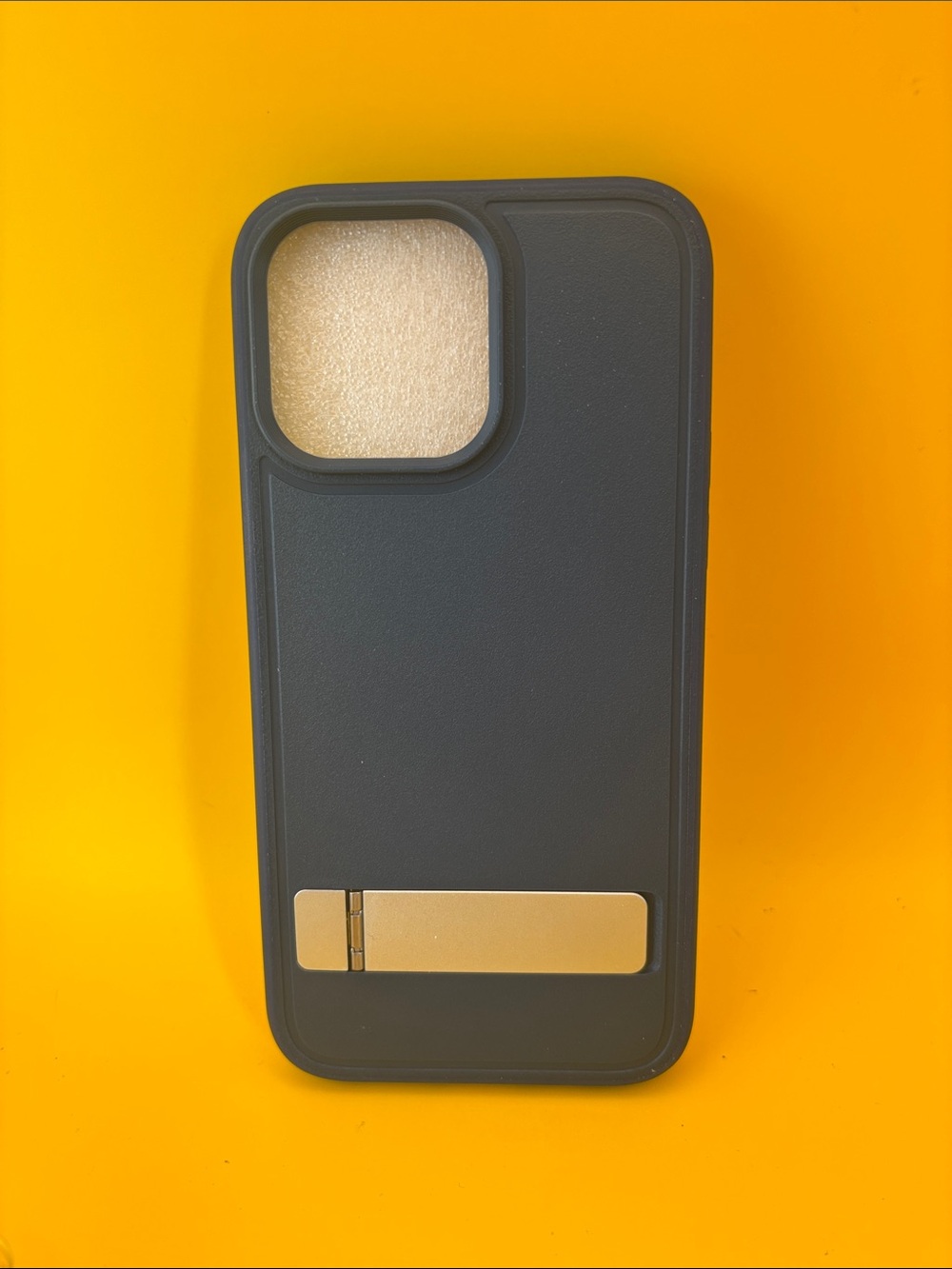 Slim Blue Phone Case with Built-in Kickstand